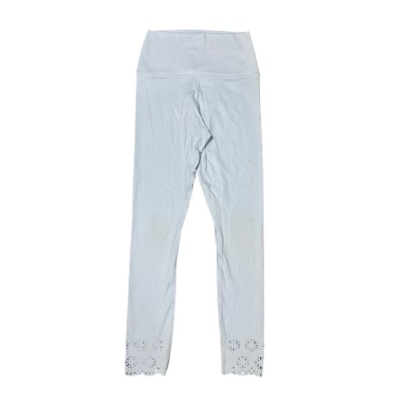 Glyder Light Blue Laser Cut Leggings - Picture 1 of 6